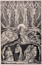 Le Seigneur répondant à Job du tourbillon, planche 14 des Illustrations du Livre de Job, 1825